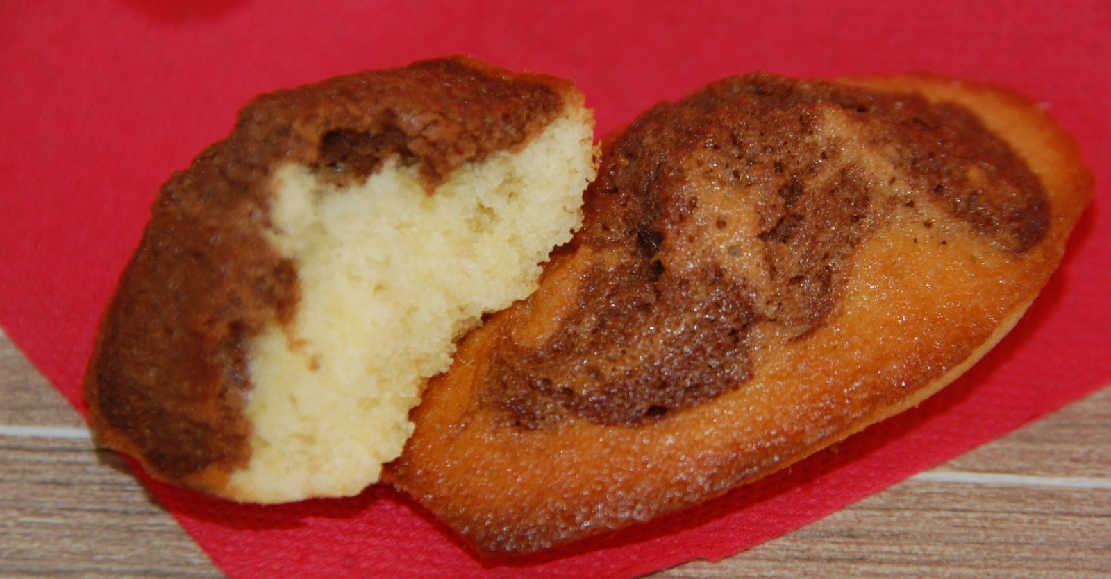 Madeleines marbrées