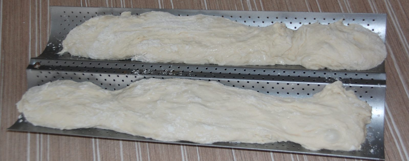 Baguettes avant cuisson