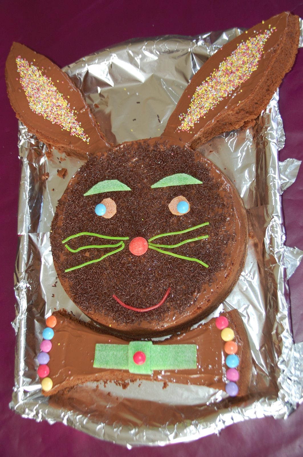 Lapin de Pâques tout choco