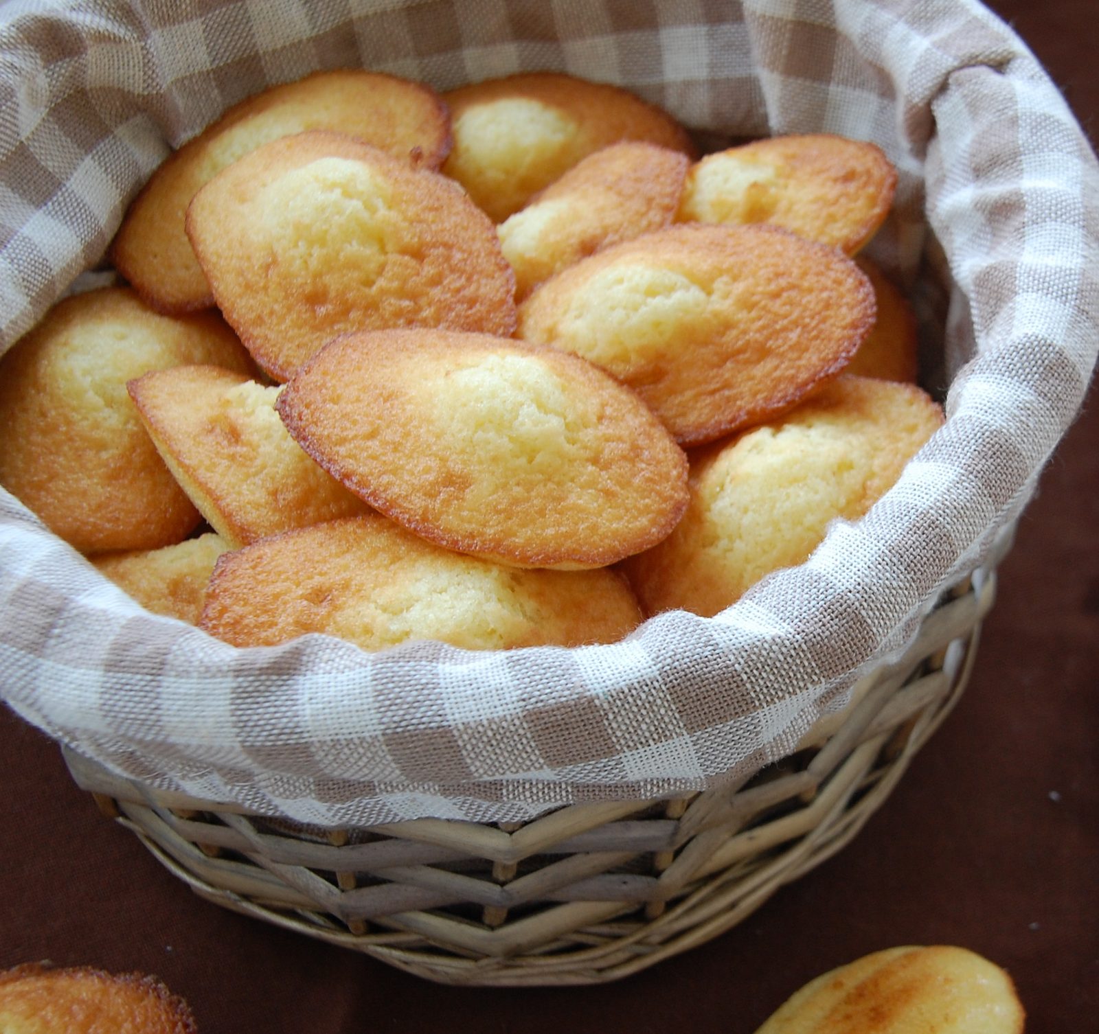 Madeleine au lait d'amande