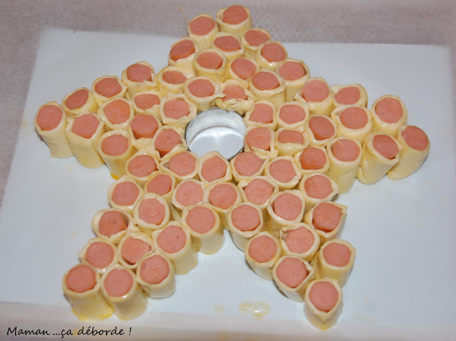 Etoile feuilletée de knackis