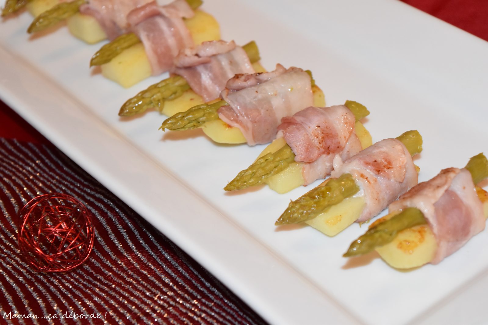 Asperges sur pommes de terre