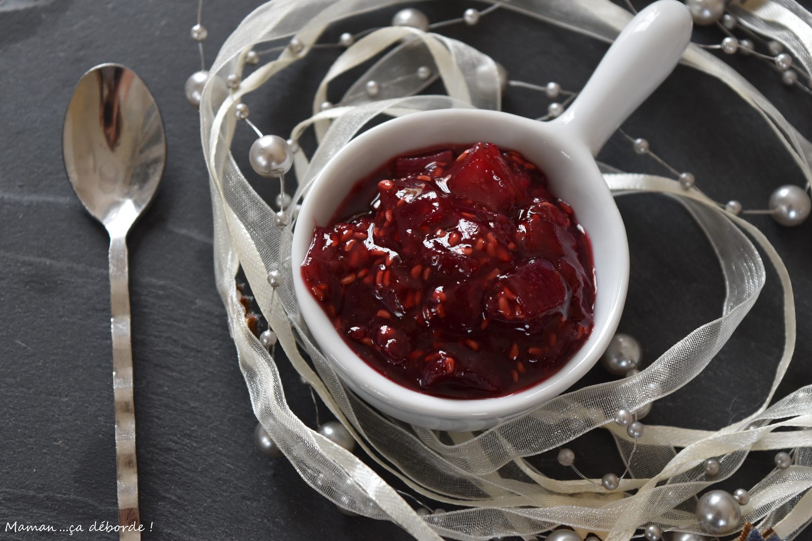 Chutney d'oignon et de framboise