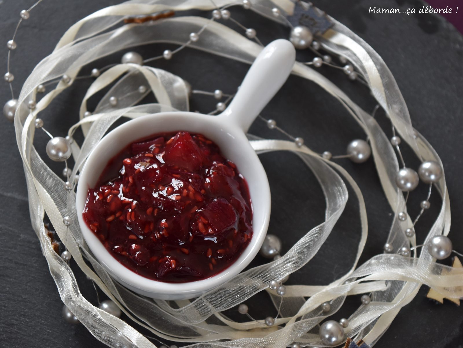 Chutney d'oignon et de framboise