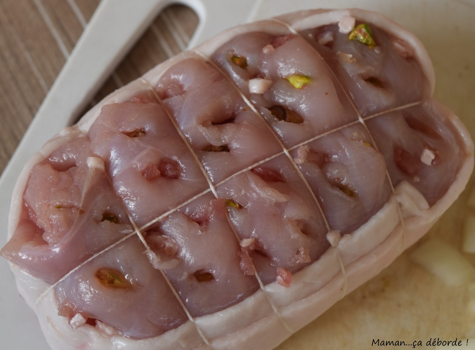 Rôti de dinde aux pistaches