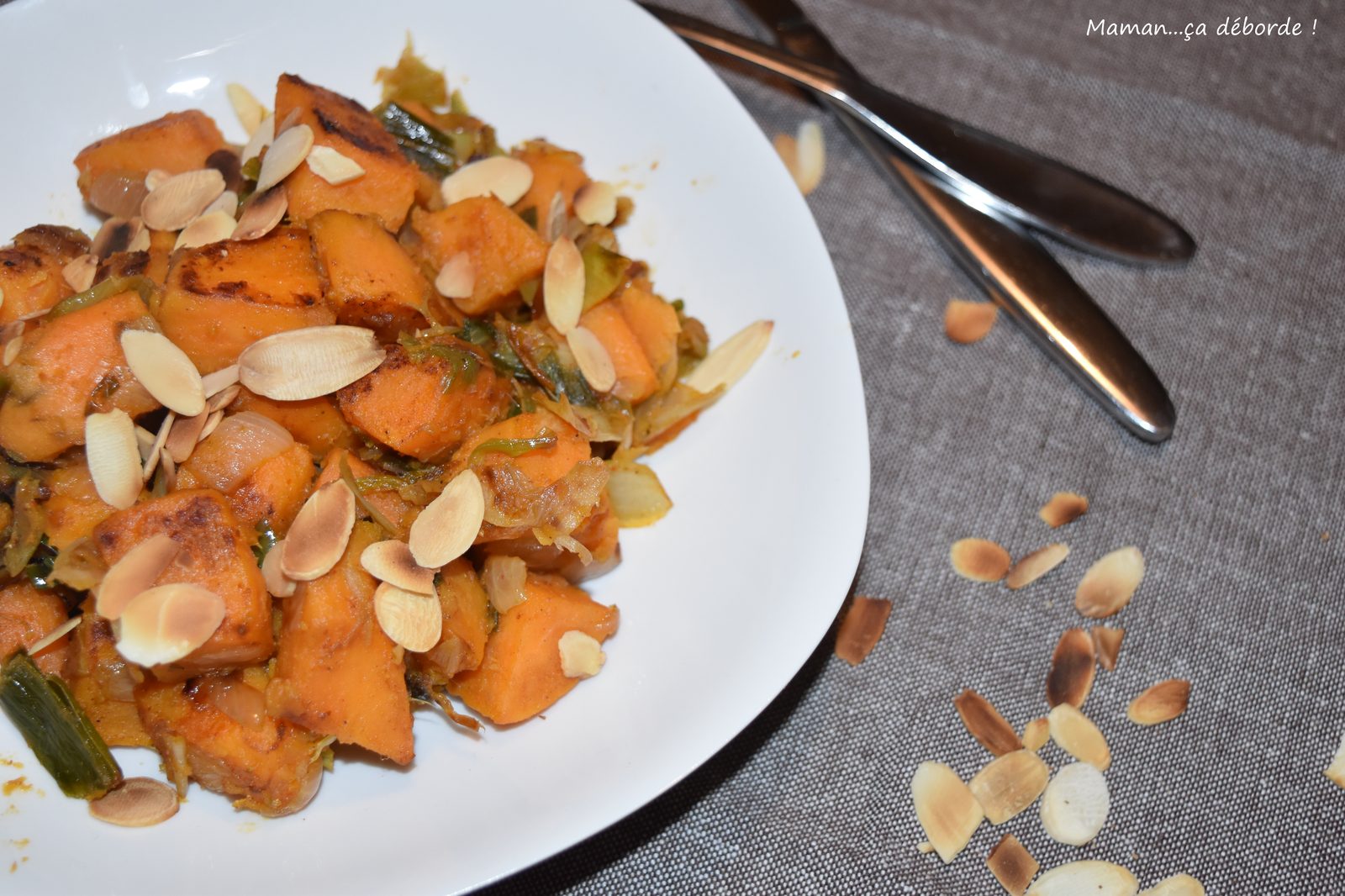 Patates douces caramélisées