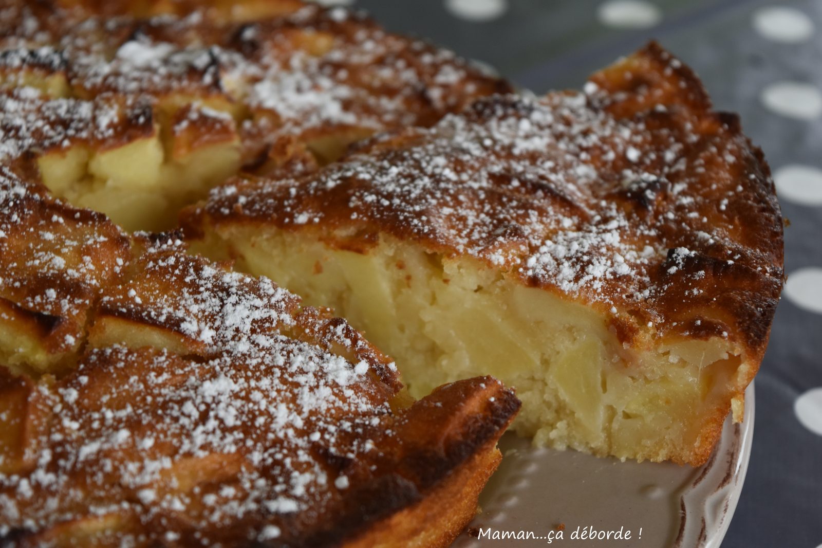 Gâteau aux pommes sans oeuf