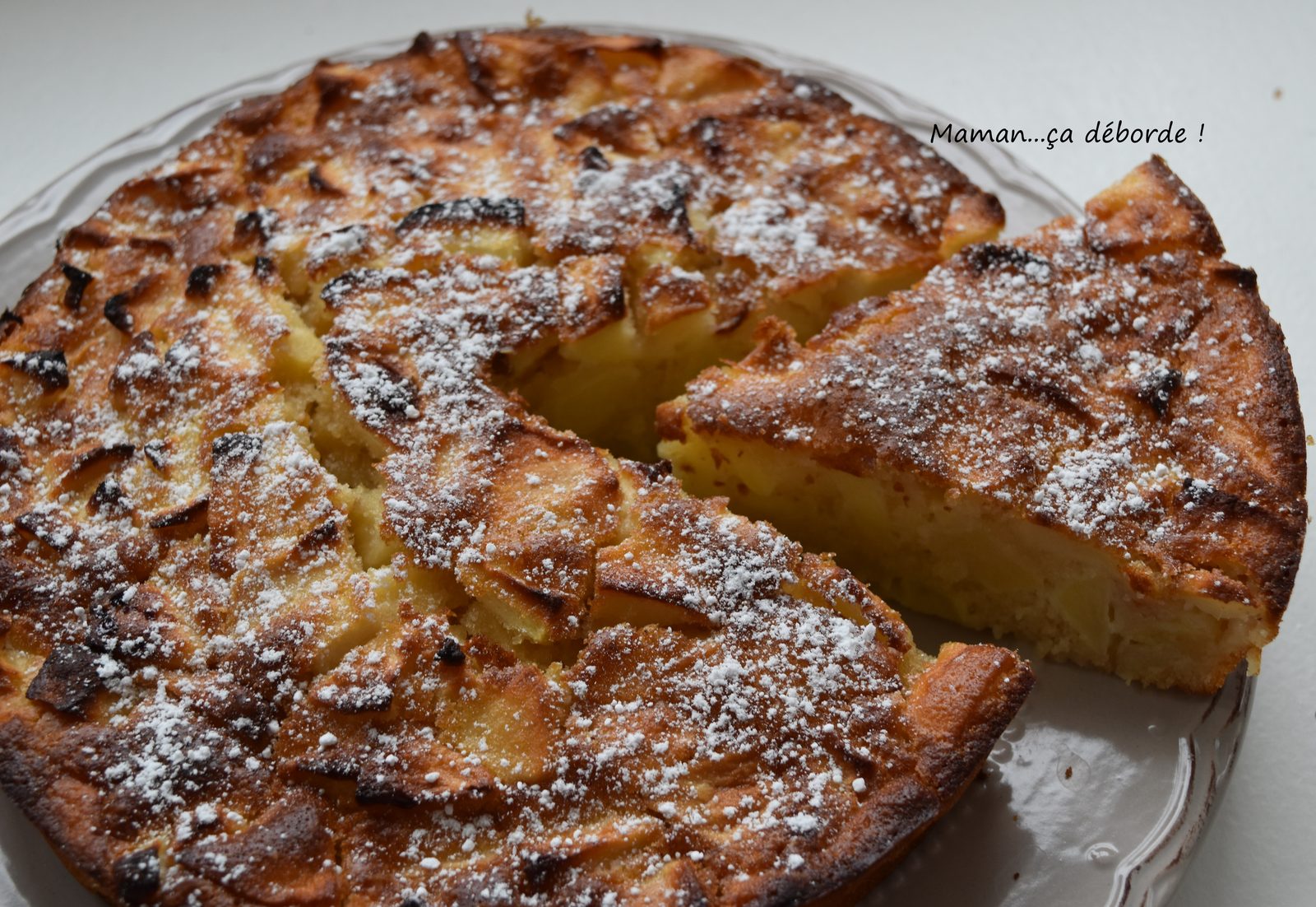 Gâteau aux pommes sans oeuf