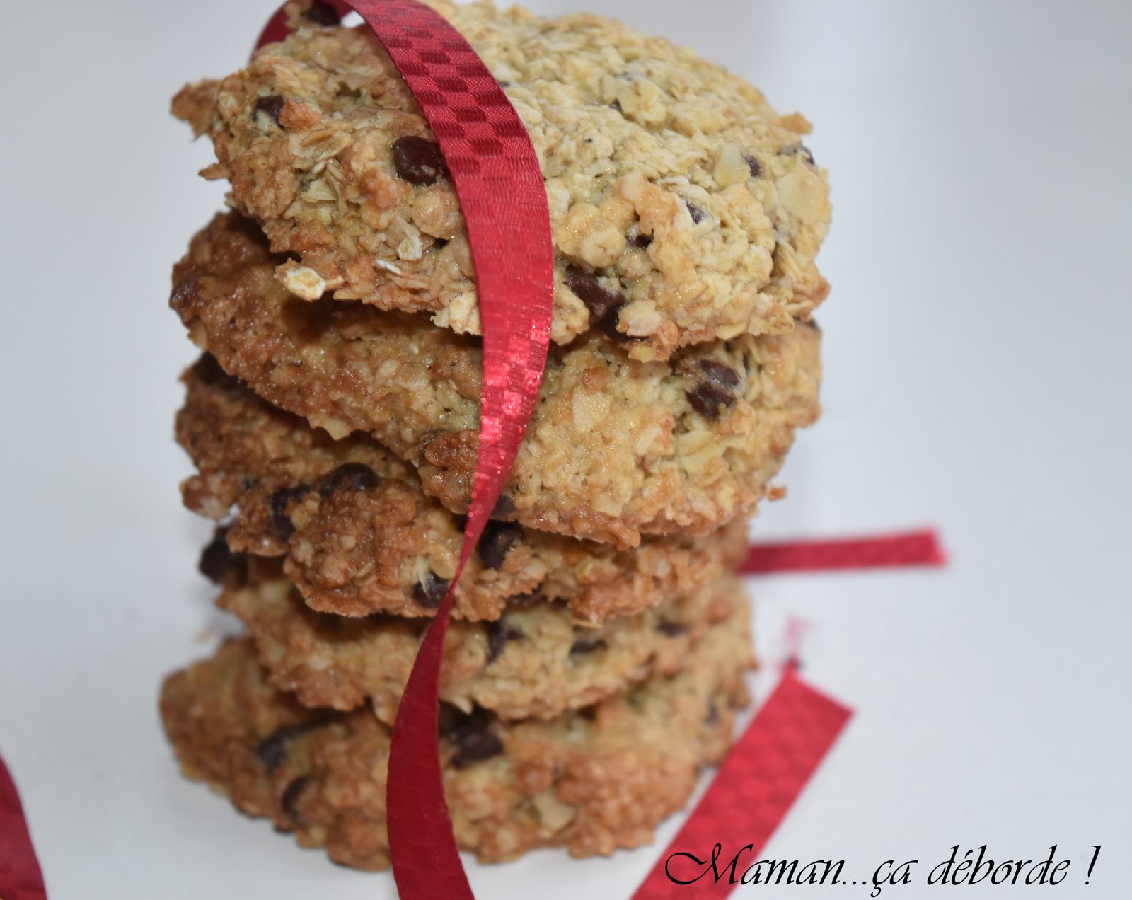 Cookies aux flocons d'avoine et pépites de chocolat