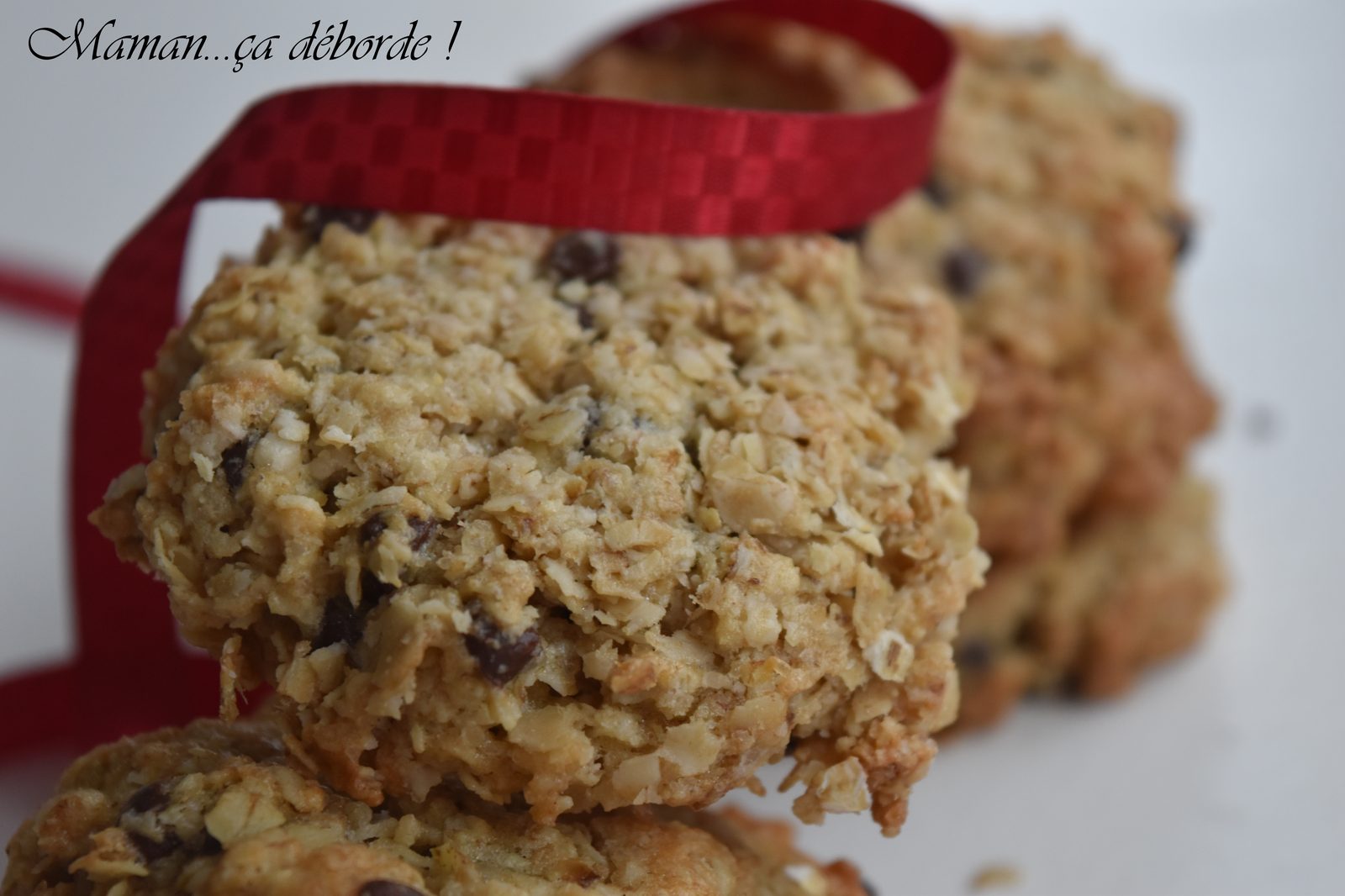 Cookies aux flocons d'avoine et pépites de chocolat