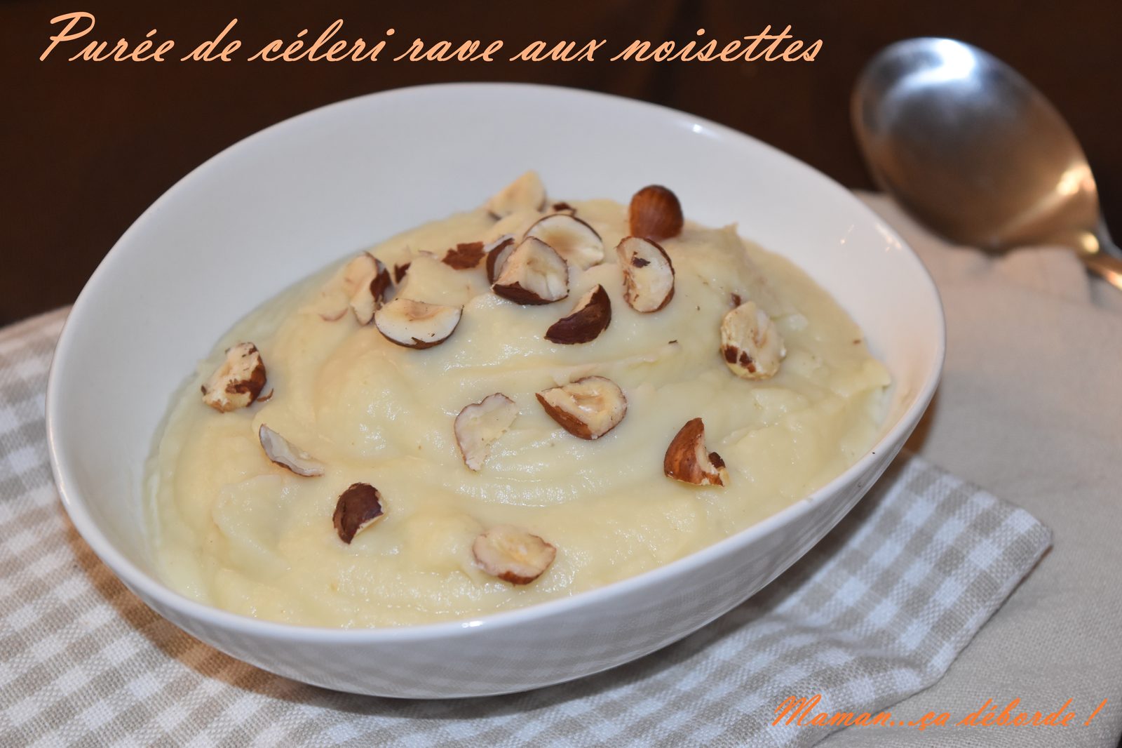 Purée de céleri rave aux noisettes