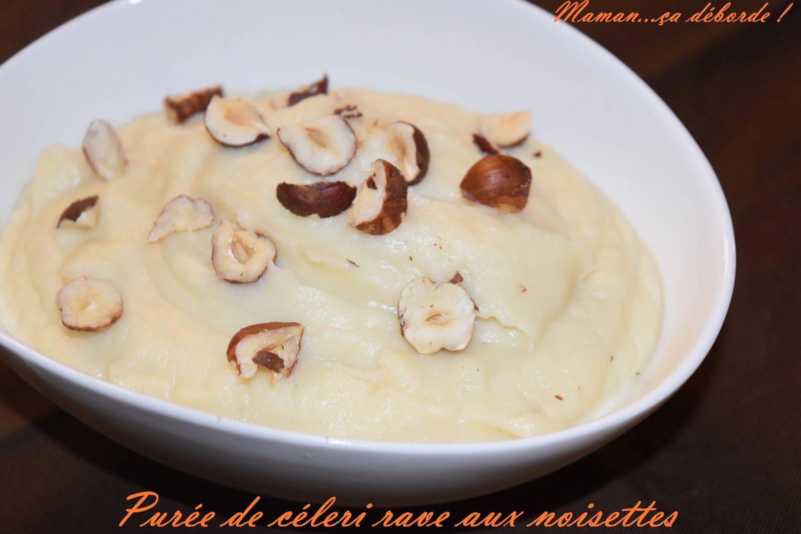 Purée de céleri rave aux noisettes