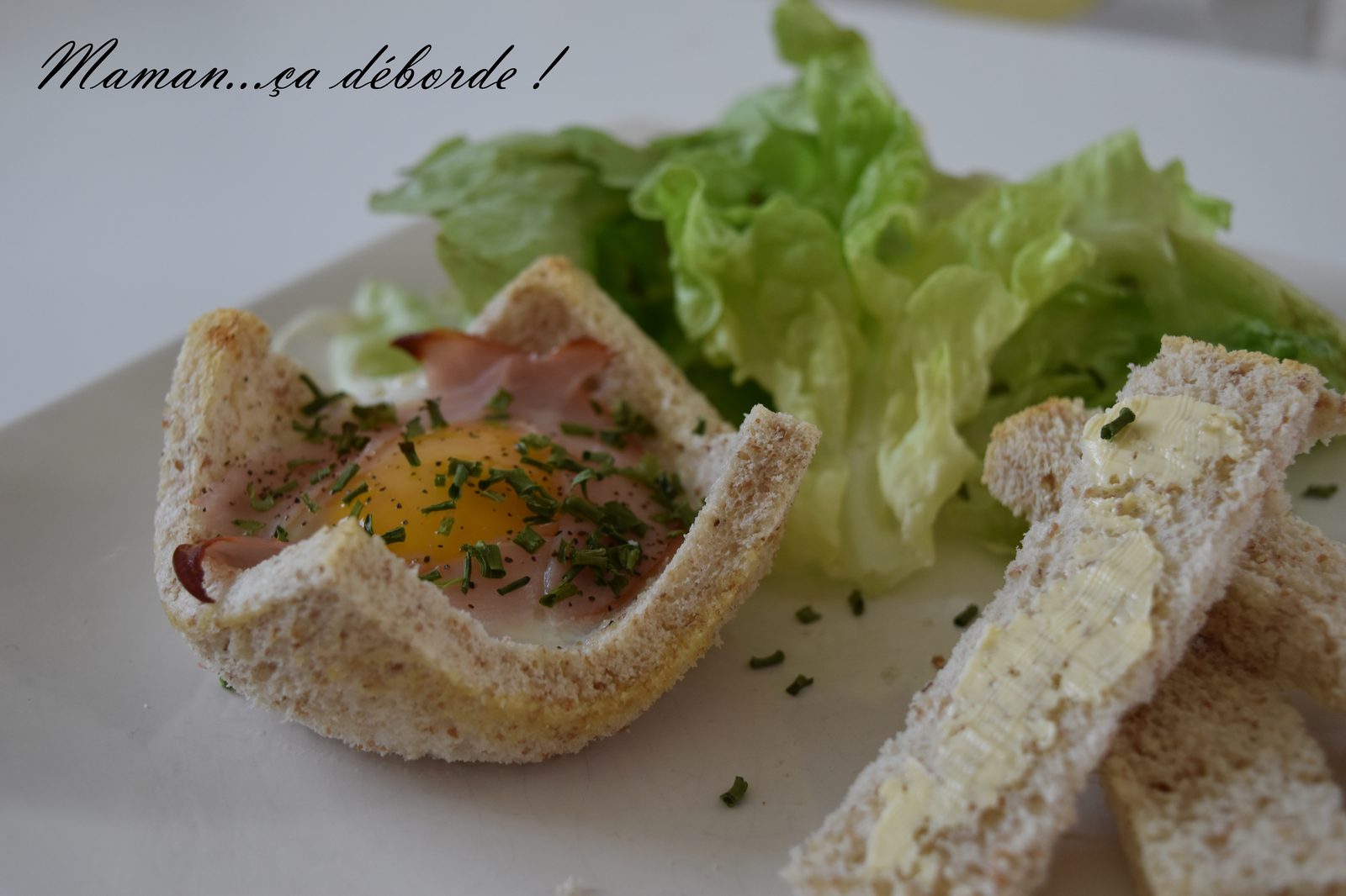 Oeuf cocotte en tulipe