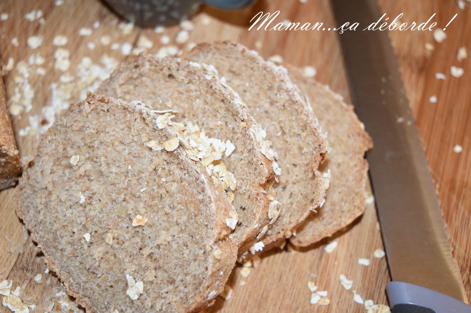 Pain aux flocons d'avoine et miel